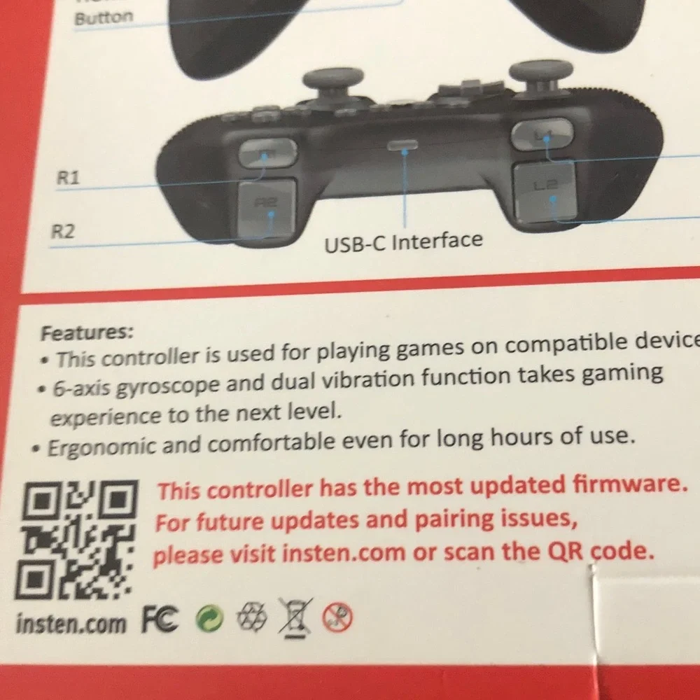 Wireless Controller for Nintendo Switch & PC - Black
